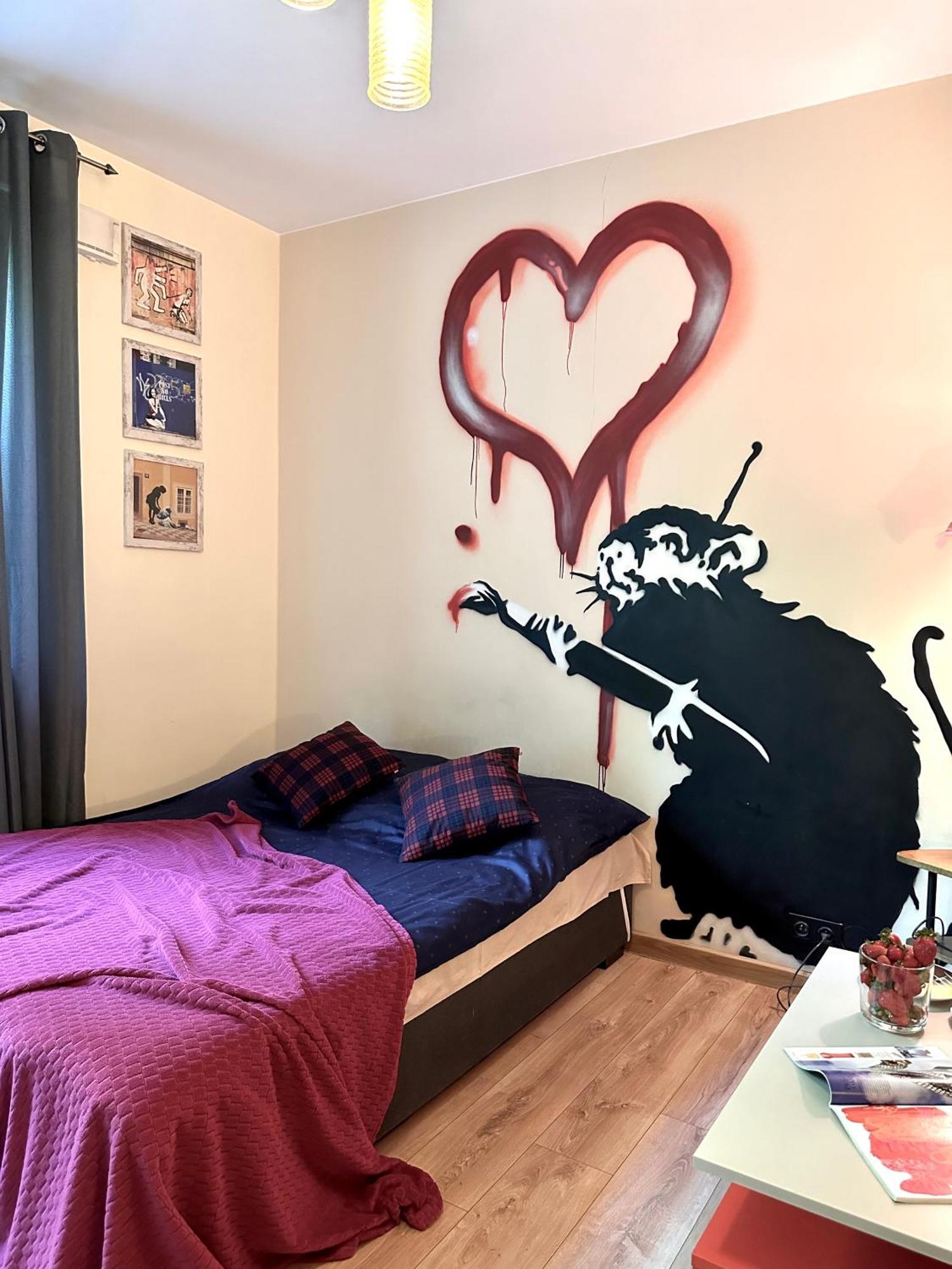 "Banksy" Art Lejlighed Warszawa Eksteriør billede