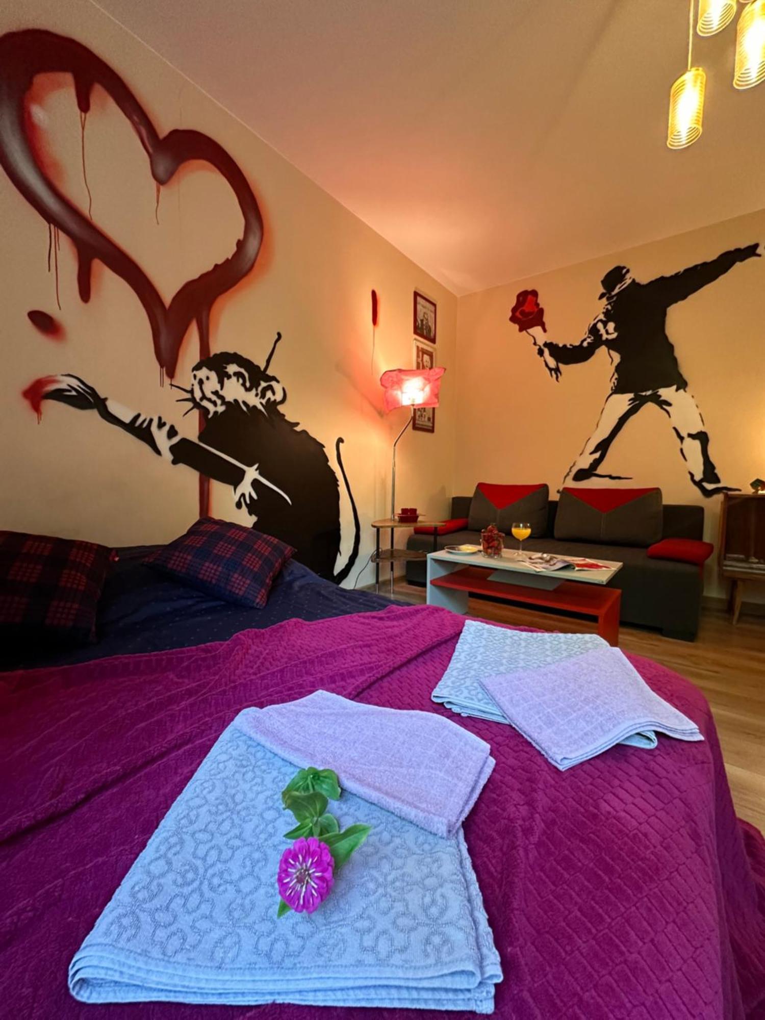 "Banksy" Art Lejlighed Warszawa Eksteriør billede