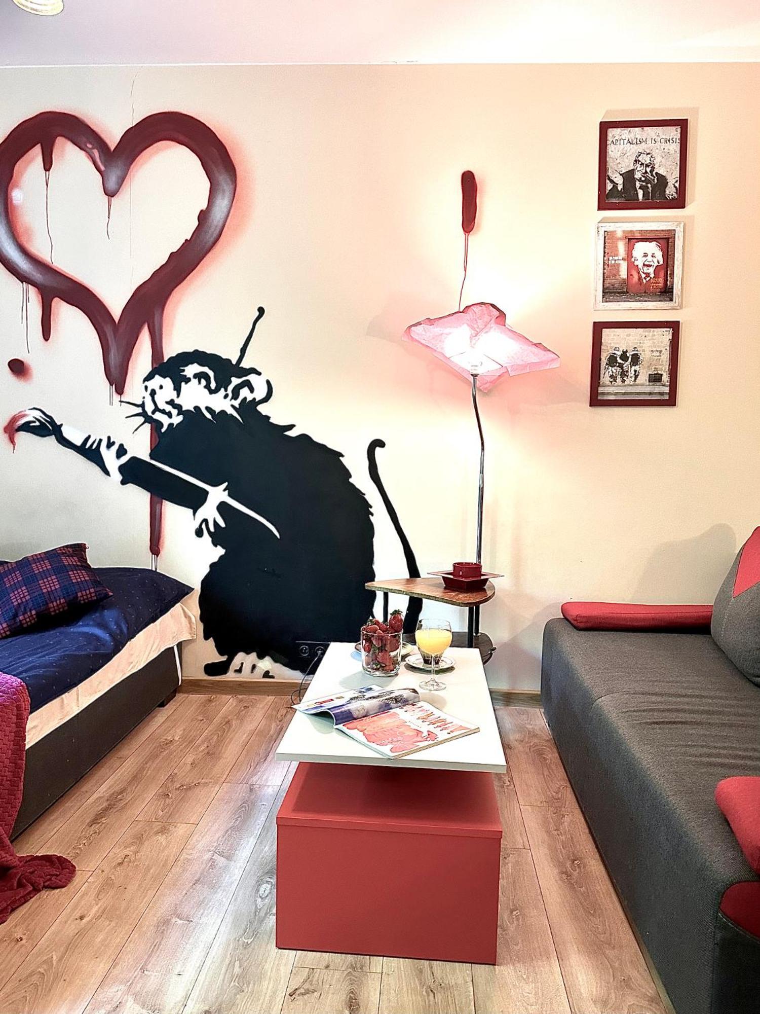 "Banksy" Art Lejlighed Warszawa Eksteriør billede