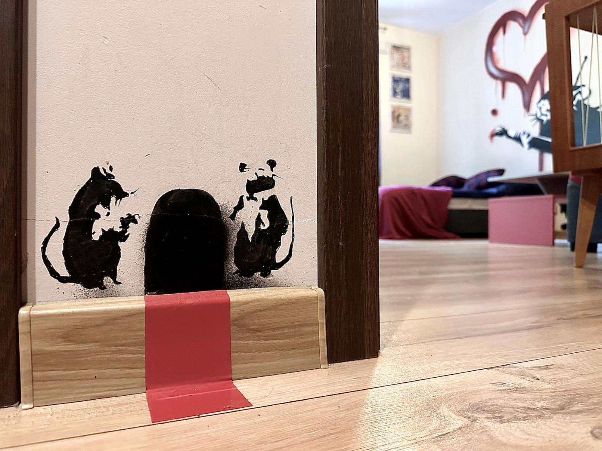 "Banksy" Art Lejlighed Warszawa Eksteriør billede